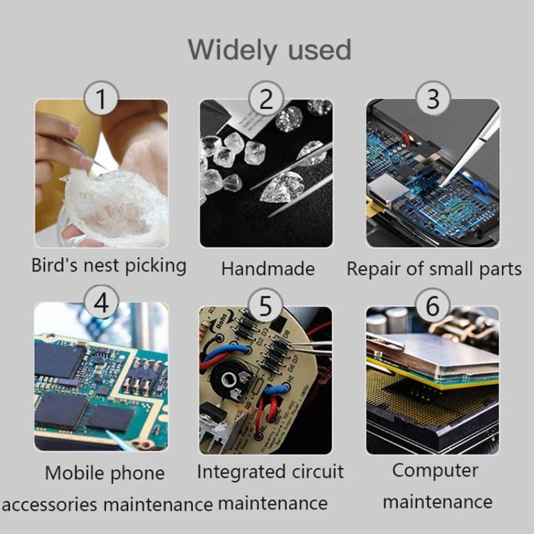 MaAnt Hand-Polished Non-Magnetic Stainless Steel Tweezers(K) - Tweezers by MaAnt | Online Shopping UK | buy2fix