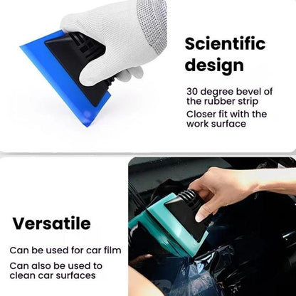 Car Film Scraper Auto Window Tinting Tool Solar Film Car Clothes Wiper Rubber Silicone Soft Wiper(Blue) - Sticker Tools by buy2fix | Online Shopping UK | buy2fix