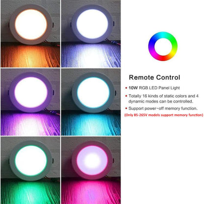 15W 85-265V RGB+White Light Ceiling Lamp Round Recessed Dimmable Ceiling Light With Remote Controller - Novelty Lighting by buy2fix | Online Shopping UK | buy2fix