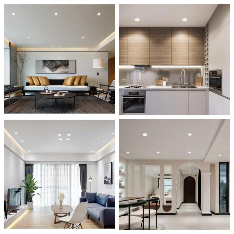 10W 220V  RGB+White Light Ceiling Lamp Round Recessed Dimmable Ceiling Light With Remote Controller - Novelty Lighting by buy2fix | Online Shopping UK | buy2fix