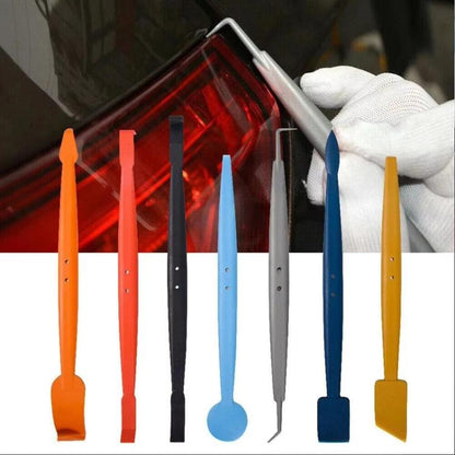 7pcs /Set Car Wrap Trimming Edge Tinting Tool Solar Film With Magnetic Squeegee Scraper Kit - Sticker Tools by buy2fix | Online Shopping UK | buy2fix