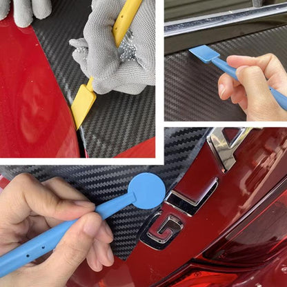 7pcs /Set Car Wrap Trimming Edge Tinting Tool Solar Film With Magnetic Squeegee Scraper Kit - Sticker Tools by buy2fix | Online Shopping UK | buy2fix