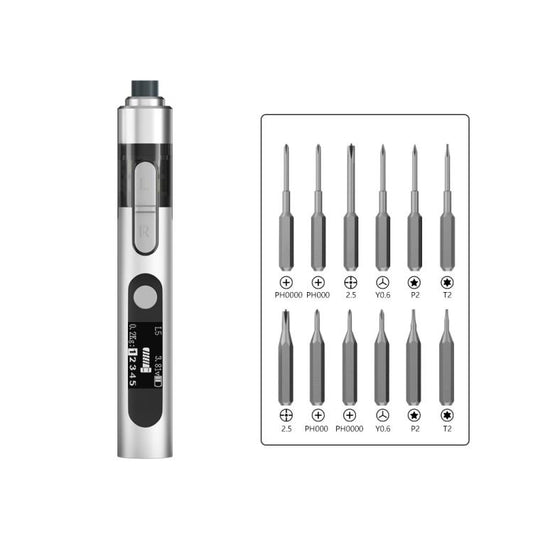 MaAnt L5 With 12 Batches Multi-Function Small Electric Screwdriver Set For Mobile Phone Repair - Screwdriver Set by MaAnt | Online Shopping UK | buy2fix