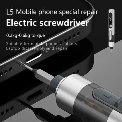 MaAnt L5 With 12 Batches Multi-Function Small Electric Screwdriver Set For Mobile Phone Repair - Screwdriver Set by MaAnt | Online Shopping UK | buy2fix