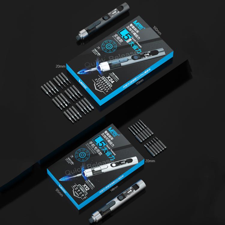 MaAnt L5Pro With 24 Batches Multi-Function Small Electric Screwdriver Set For Mobile Phone Repair - Screwdriver Set by MaAnt | Online Shopping UK | buy2fix