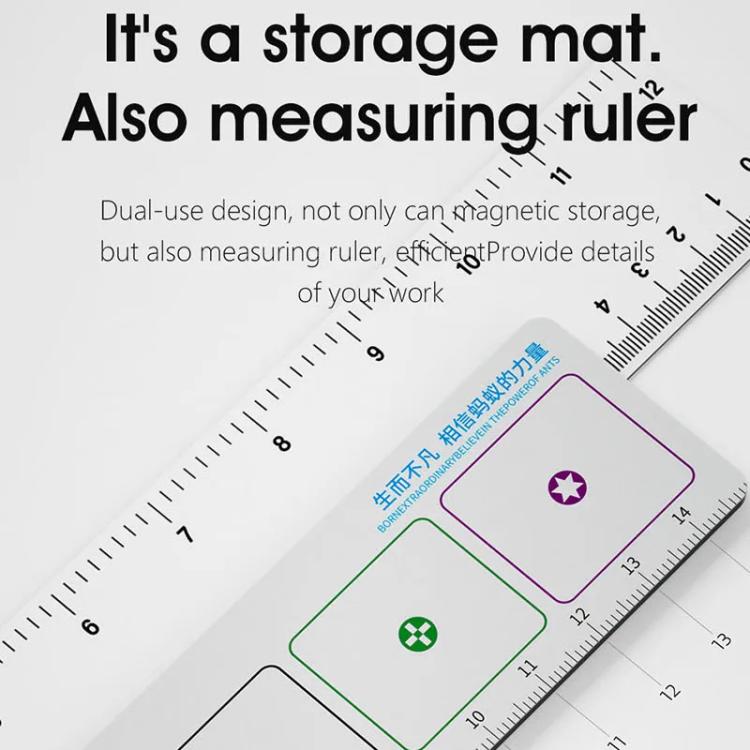 MaAnt CX-002 Mobile Phone Computer Repair Small Screws Nails Magnetic Storage Pad Super Magnetic Strip - Magnetic Screws Mat by MaAnt | Online Shopping UK | buy2fix