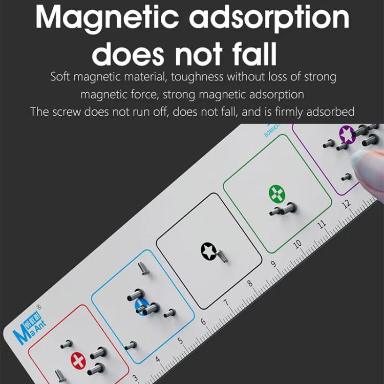 MaAnt CX-002 Mobile Phone Computer Repair Small Screws Nails Magnetic Storage Pad Super Magnetic Strip - Magnetic Screws Mat by MaAnt | Online Shopping UK | buy2fix