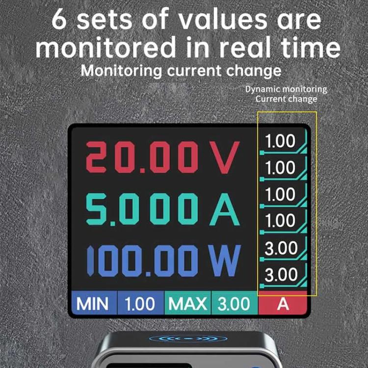 MaAnt DianBa No.1 Pro Multi-port Charger 9-ports With Digital Display Power Wireless Charger EU Plug - Power Supply by MaAnt | Online Shopping UK | buy2fix