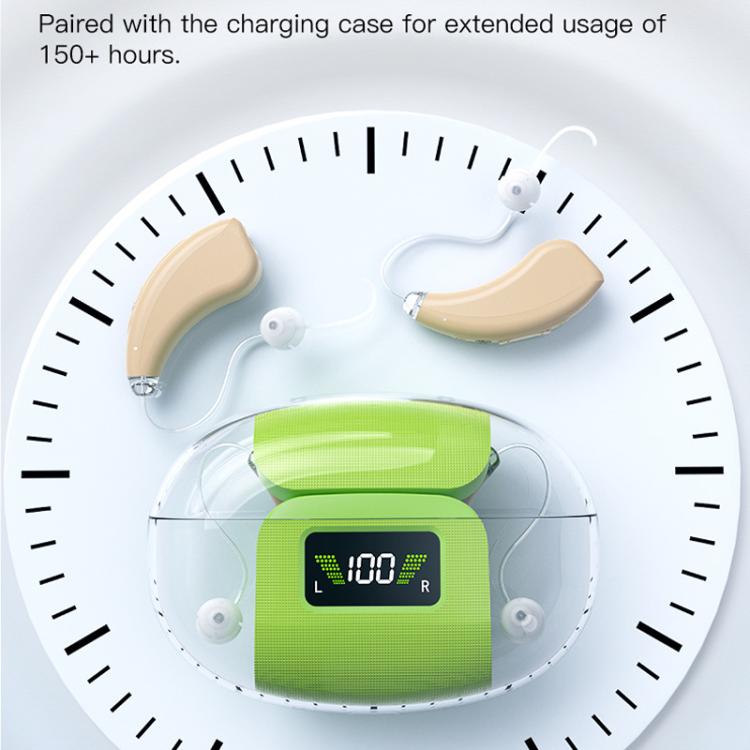 16-Channel Digital Hearing Aid Elderly Sound Amplifier With Digital Display Space Charging Box(Skin Color) - Hearing Aids by buy2fix | Online Shopping UK | buy2fix