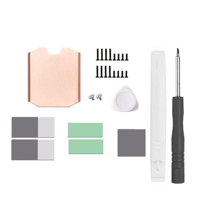 For Steam Deck Game Console SSD Copper Heat Sink M.2 2230 NVMe Radiator Pad, Spec: Set B - Steam Deck Spare Parts by buy2fix | Online Shopping UK | buy2fix