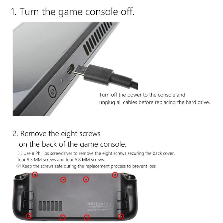 For Steam Deck Game Console SSD Copper Heat Sink M.2 2230 NVMe Radiator Pad, Spec: Set B - Steam Deck Spare Parts by buy2fix | Online Shopping UK | buy2fix