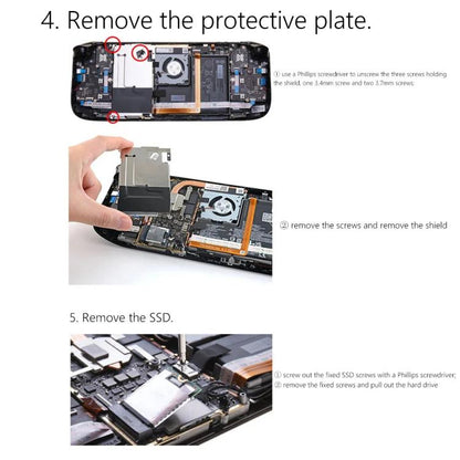 For Steam Deck Game Console SSD Copper Heat Sink M.2 2230 NVMe Radiator Pad, Spec: Set A - Steam Deck Spare Parts by buy2fix | Online Shopping UK | buy2fix