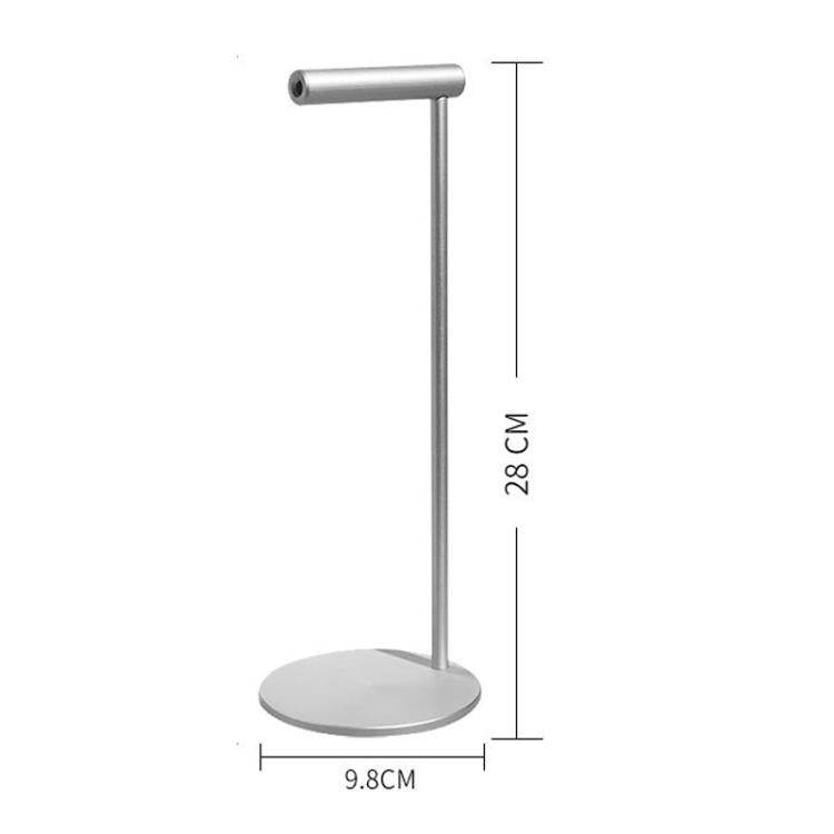 All-aluminum Alloy Headset Stand Headphone Display Bracket(Silver Gray) - Headset Stand by buy2fix | Online Shopping UK | buy2fix