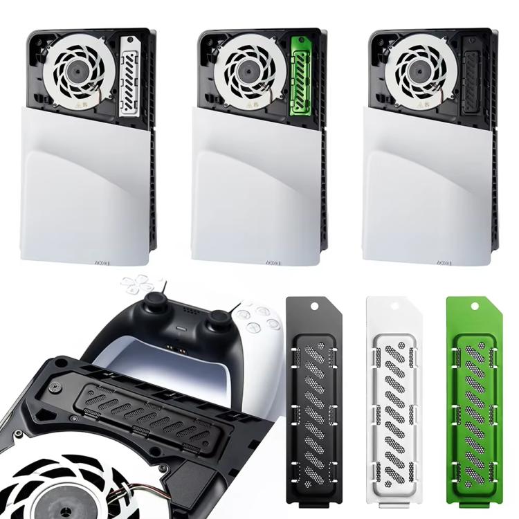 For PS5 Slim / PS5 Pro M.2 SSD Heatsink Dust Cover Expansion Slot Radiator(Green) - PS5 Spare Parts by buy2fix | Online Shopping UK | buy2fix