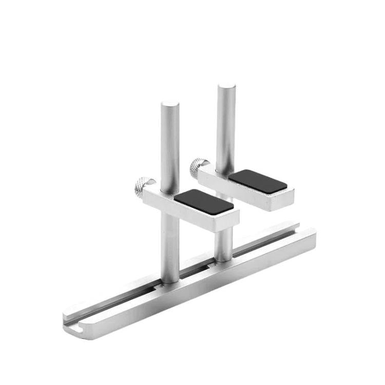 FinalCool Aluminum Alloy Adjustable Graphics Card Bracket Chassis Fan Position Graphics Holder Support 8cm Silver - Caddies & Enclosures by FinalCool | Online Shopping UK | buy2fix