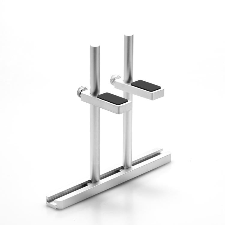 FinalCool Aluminum Alloy Adjustable Graphics Card Bracket Chassis Fan Position Graphics Holder Support 12cm Silver - Caddies & Enclosures by FinalCool | Online Shopping UK | buy2fix