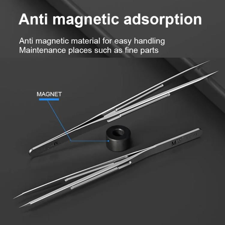 MaAnt SS-A Non-magnetic Stainless Steel Tweezers - Tweezers by MaAnt | Online Shopping UK | buy2fix