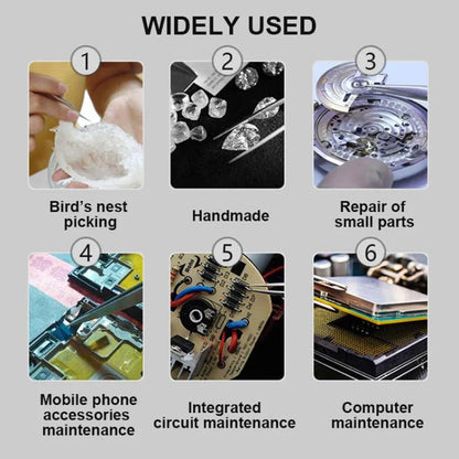 MaAnt SS-A Non-magnetic Stainless Steel Tweezers - Tweezers by MaAnt | Online Shopping UK | buy2fix