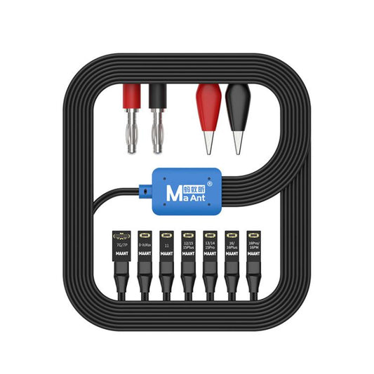 For Apple 7-16 Series Cell Phones MaAnt M064 1M 8 In 1 Power On Cable Flex Testing Line - Test Tools by MaAnt | Online Shopping UK | buy2fix