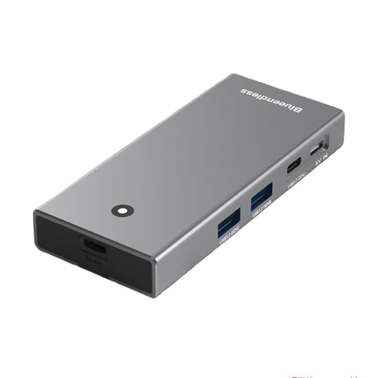 Blueendless M.2 Nvme/Sata Dual-Protocol Hard Disk Box HUB USB 10G x 2 + Type-C 10G + 5V2A - USB HUB by Blueendless | Online Shopping UK | buy2fix