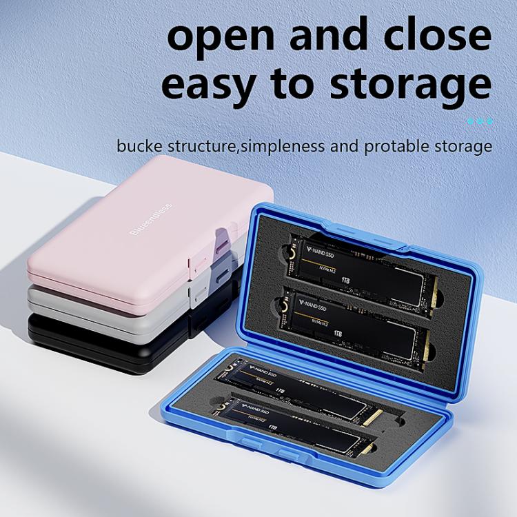 Blueendless M1 Universal M.2 SSD Shockproof and Waterproof Storage Box(Black) - Hard Drive Bags & Cases by Blueendless | Online Shopping UK | buy2fix