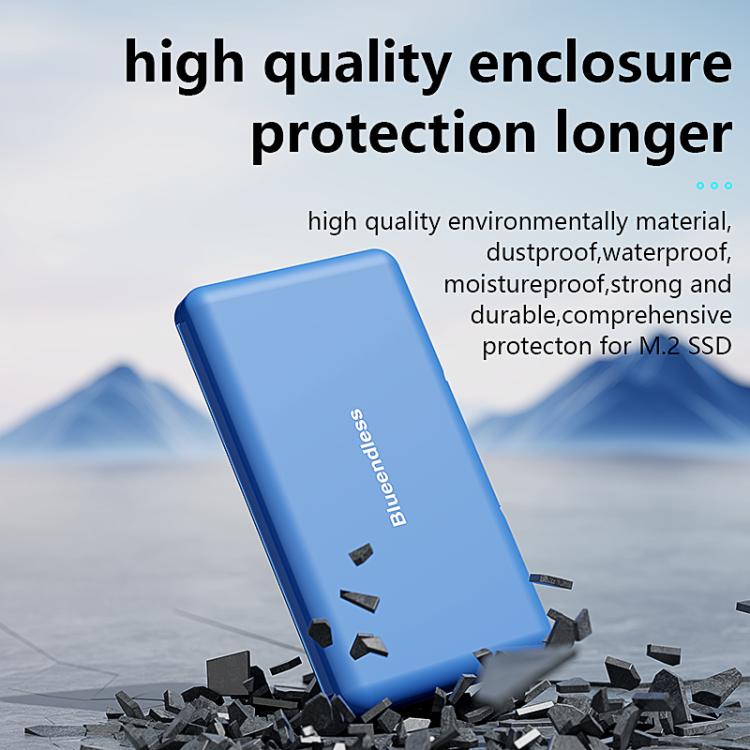 Blueendless M1 Universal M.2 SSD Shockproof and Waterproof Storage Box(Blue) - Hard Drive Bags & Cases by Blueendless | Online Shopping UK | buy2fix