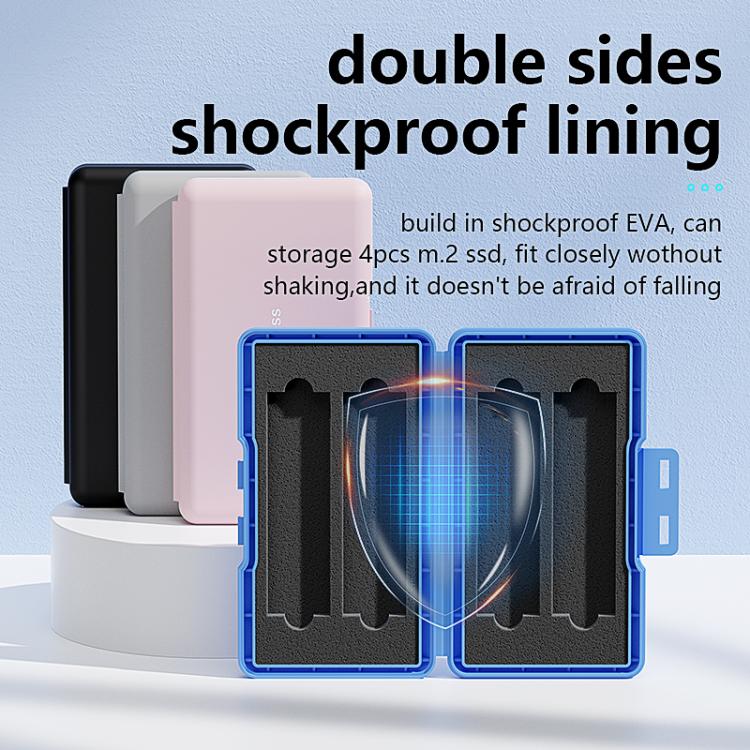 Blueendless M1 Universal M.2 SSD Shockproof and Waterproof Storage Box(Blue) - Hard Drive Bags & Cases by Blueendless | Online Shopping UK | buy2fix