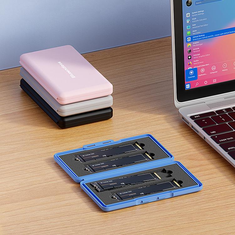 Blueendless M1 Universal M.2 SSD Shockproof and Waterproof Storage Box(Blue) - Hard Drive Bags & Cases by Blueendless | Online Shopping UK | buy2fix