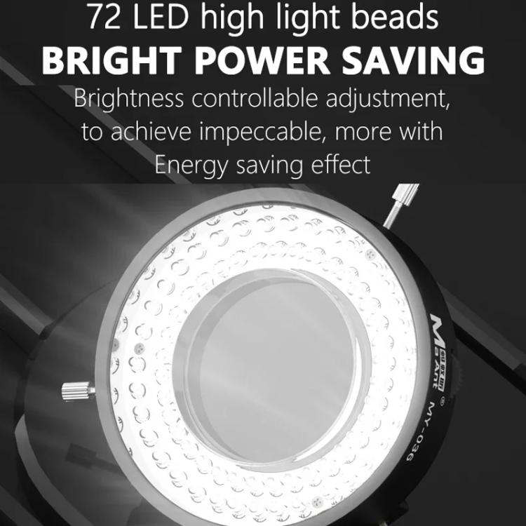 MaAnt MY-036 Cell Phone Repair 72 Beads Microscope Ring Light Source - Microscope Magnifier Series by MaAnt | Online Shopping UK | buy2fix