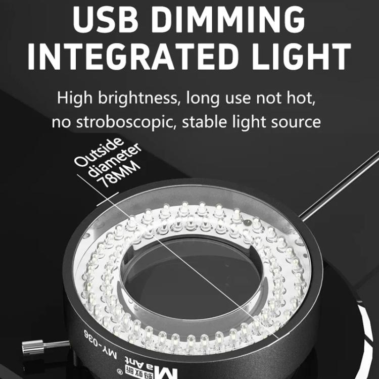 MaAnt MY-036 Cell Phone Repair 72 Beads Microscope Ring Light Source - Microscope Magnifier Series by MaAnt | Online Shopping UK | buy2fix