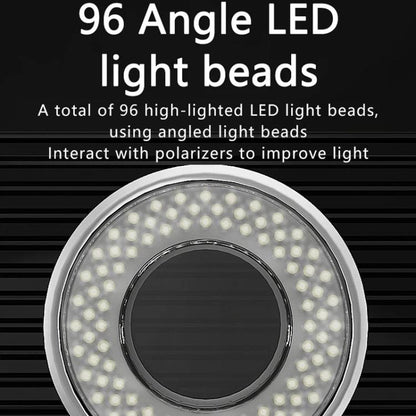 MaAnt MY-038 Cell Phone Repair Microscope Ring Polarized LED Light Source Lamps 96 Beads Anti-Glare Fill Lights - Microscope Magnifier Series by MaAnt | Online Shopping UK | buy2fix