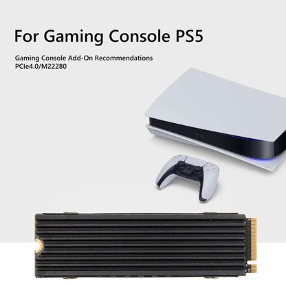 FinalCool M.2 2280 NVME SSD Radiator Aluminum Heat Sink for Desktop PC PS5(Silver) - Hard Drive Bags & Cases by FinalCool | Online Shopping UK | buy2fix