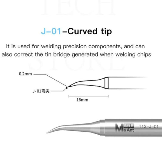 MaAnt T12-J-01 Lead-Free Soldering Iron Tip - Soldering Iron Tip by MaAnt | Online Shopping UK | buy2fix