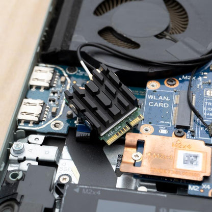 FinalCool  M.2 2230 SSD Heat Sink Aluminum Solid Disk Drive Radiator(Black) - Hard Drive Bags & Cases by FinalCool | Online Shopping UK | buy2fix