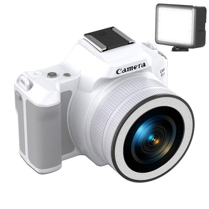 48 Million Pixel 2K Ultra HD Mini Digital Portable Camera, Color: White+Fill Light - Video Cameras by buy2fix | Online Shopping UK | buy2fix