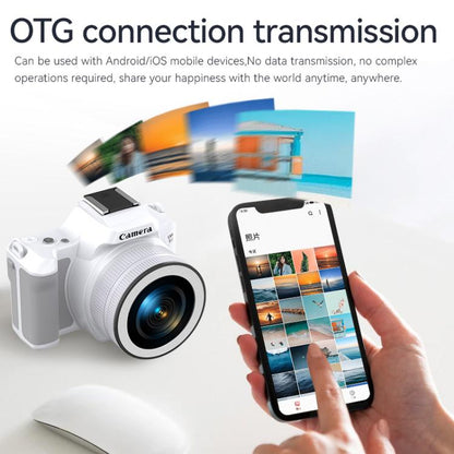 48 Million Pixel 2K Ultra HD Mini Digital Portable Camera, Color: White - Video Cameras by buy2fix | Online Shopping UK | buy2fix