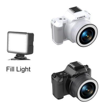 48 Million Pixel 2K Ultra HD Mini Digital Portable Camera, Color: Black+Fill Light - Video Cameras by buy2fix | Online Shopping UK | buy2fix