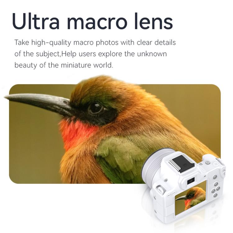 48 Million Pixel 2K Ultra HD Mini Digital Portable Camera, Color: White+Fill Light - Video Cameras by buy2fix | Online Shopping UK | buy2fix