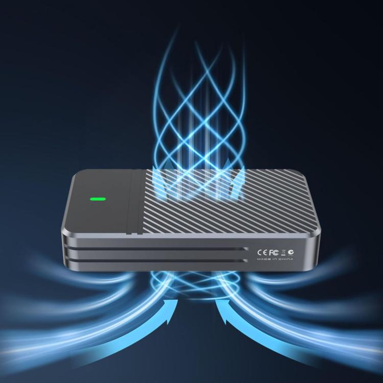 JEYI mSATA to USB 3.1 Type-C 6Gbps SSD Enclosure Adapter Case Aluminum External SSD Case - HDD Enclosure by JEYI | Online Shopping UK | buy2fix