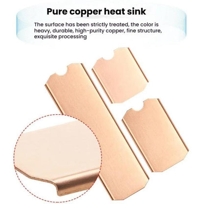 FinalCool M.2 2280 Pure Copper SSD Heat Sink for Game Consoles / Laptops / Mini Hosts - Hard Drive Bags & Cases by FinalCool | Online Shopping UK | buy2fix