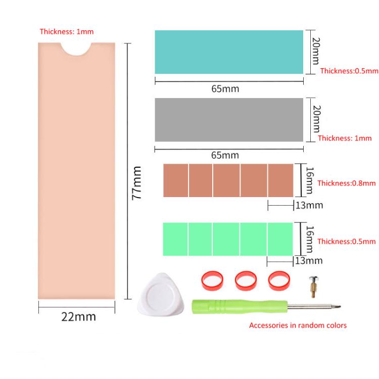 JEYI  icopper-One M.2 2280 NVME SSD Pure Copper Heatsink Radiator For Laptops / PCs - Hard Drive Bags & Cases by JEYI | Online Shopping UK | buy2fix