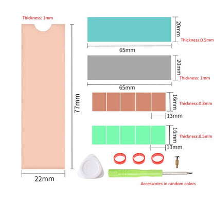 JEYI  icopper-One M.2 2280 NVME SSD Pure Copper Heatsink Radiator For Laptops / PCs - Hard Drive Bags & Cases by JEYI | Online Shopping UK | buy2fix