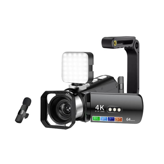 WiFi HD 4K Lightless Colorful Night Vision Digital Video Camera, Color: Black 4pcs /Set