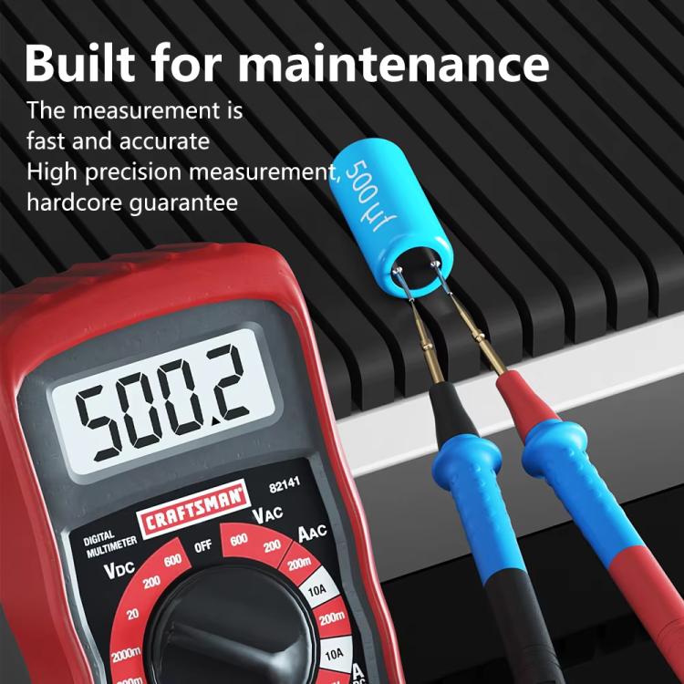 MaAnt P23A Multimeter Pens Pointed Silicone Cord Frostproof Detachable Stainless Steel Test Pen Accessories - Test Tools by MaAnt | Online Shopping UK | buy2fix