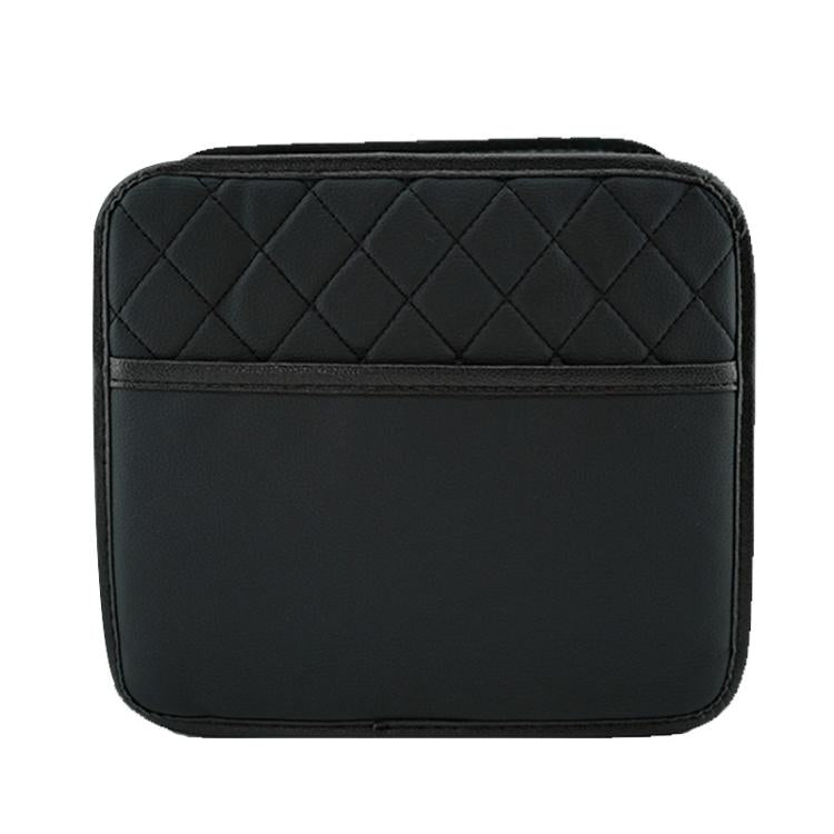 Multifunctional Car Seat Back Storage Bag Car Leather Trash Can Decoration Products(Black) - Stowing Tidying by buy2fix | Online Shopping UK | buy2fix