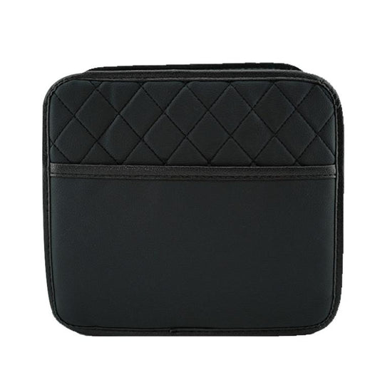 Multifunctional Car Seat Back Storage Bag Car Leather Trash Can Decoration Products(Black) - Stowing Tidying by buy2fix | Online Shopping UK | buy2fix