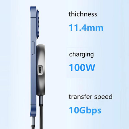 Blueendless M3NPD M.2 NVMe 2230/2242 Magnetic Phone Hard Disk Box with PD Charging Port - HDD Enclosure by Blueendless | Online Shopping UK | buy2fix
