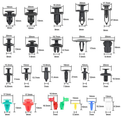 680pcs /Set Car Retainer Clips Fasteners Remover Kit Automotive Clips Set - Nuts & Bolts by buy2fix | Online Shopping UK | buy2fix