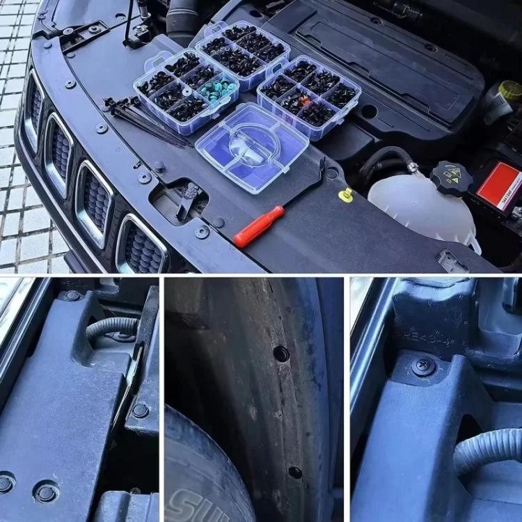 680pcs /Set Car Retainer Clips Fasteners Remover Kit Automotive Clips Set - Nuts & Bolts by buy2fix | Online Shopping UK | buy2fix