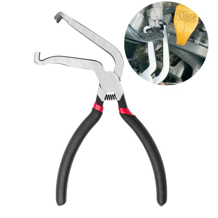 Car Wire Harness Plug Unplugging Plier Fuel Line And Electrical Disconnect Plier Hose Removal, Style: Bent Nozzle - Hand Tool Sets by buy2fix | Online Shopping UK | buy2fix